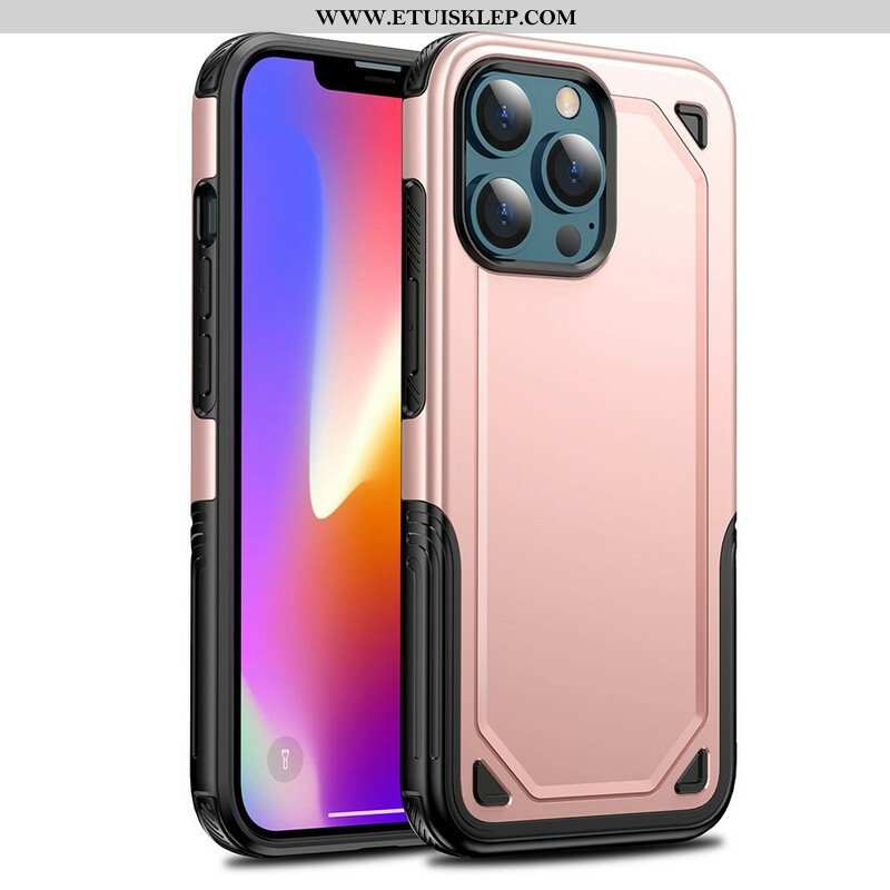 Etui do iPhone 13 Pro Efekt Metalicznego Pancerza